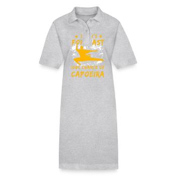 heutige Vorhersage: 100% Chance auf Capoeira - Stanley/Stella Frauen Bio-Polokleid PAIGER - Grau meliert - Vorne