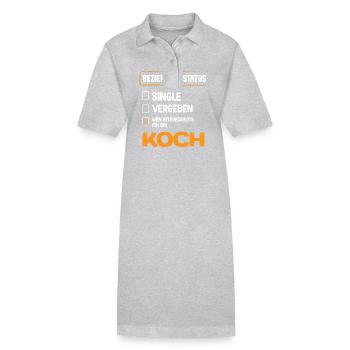 Koch relationship status - Stanley/Stella PAIGER Organic Women’s Polo Dress - heather grey - Front