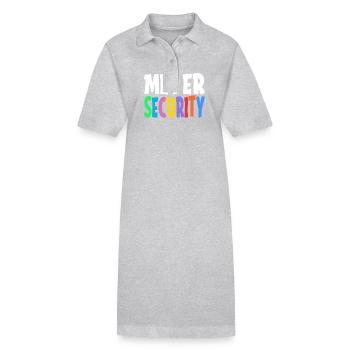 Meyer Sicherheit Familie Geschenk - Stanley/Stella Frauen Bio-Polokleid PAIGER - Grau meliert - Vorne