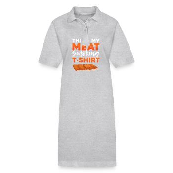 Barbecue - Robe polo bio PAIGER Stanley/Stella Femme - gris chiné - Devant