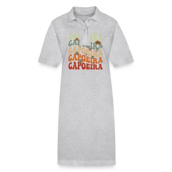Capoeira - Stanley/Stella Frauen Bio-Polokleid PAIGER - Grau meliert - Vorne