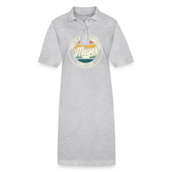 Meyer This is what an Awesome - Stanley/Stella Frauen Bio-Polokleid PAIGER - Grau meliert - Vorne