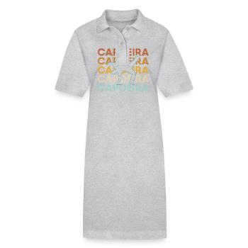 Capoeira - Stanley/Stella Frauen Bio-Polokleid PAIGER - Grau meliert - Vorne