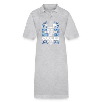 Schotten Schottisch Schottland - Stanley/Stella Frauen Bio-Polokleid PAIGER - Grau meliert - Vorne
