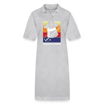 Zauberer - Stanley/Stella Frauen Bio-Polokleid PAIGER - Grau meliert - Vorne