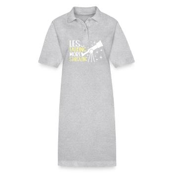 Astronom Astronomie - Stanley/Stella Frauen Bio-Polokleid PAIGER - Grau meliert - Vorne