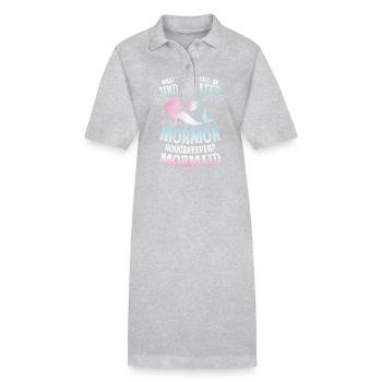 Underwater Mormon Housekeeper Mormaid für einen - Stanley/Stella Frauen Bio-Polokleid PAIGER - Grau meliert - Vorne