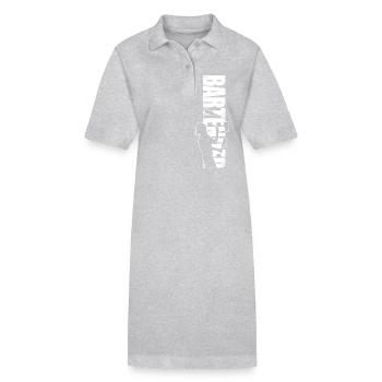 Bartender Mixologist Bartender - Stanley/Stella PAIGER Organic Women’s Polo Dress - heather grey - Front