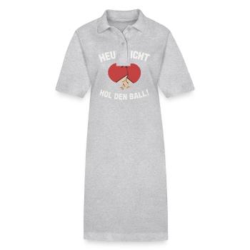 Tennis de table Joueur de tennis de table - Robe polo bio PAIGER Stanley/Stella Femme - gris chiné - Devant