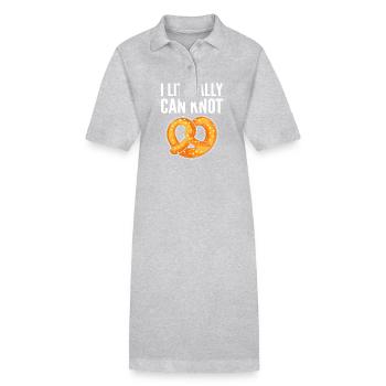 bretzel - Robe polo bio PAIGER Stanley/Stella Femme - gris chiné - Devant