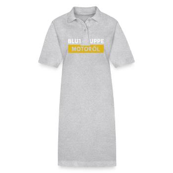 Mechanic Mechanic Workshop Car Mechanic - Stanley/Stella PAIGER Organic Women’s Polo Dress - heather grey - Front