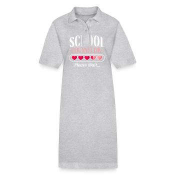 Conseiller scolaire Conseiller scolaire - Robe polo bio PAIGER Stanley/Stella Femme - gris chiné - Devant