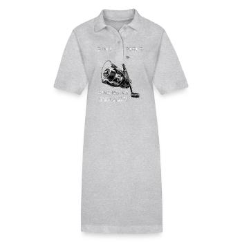ANGELROLLE ROLLENSPIELE SIND MEINE STÄRKE - Stanley/Stella Frauen Bio-Polokleid PAIGER - Grau meliert - Vorne