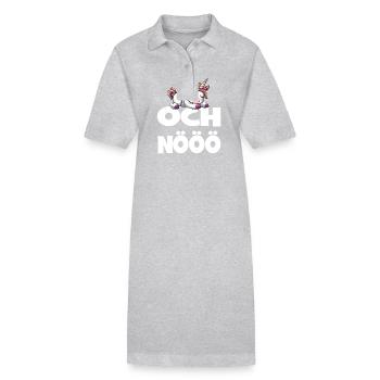 Och Nö Einhorn Keine Lust Faul Lustlos - Stanley/Stella Frauen Bio-Polokleid PAIGER - Grau meliert - Vorne