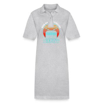 Antenne radio amateur - Robe polo bio PAIGER Stanley/Stella Femme - gris chiné - Devant