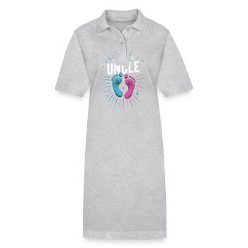 Oncle Fmilie Grand-oncle Oncle - Robe polo bio PAIGER Stanley/Stella Femme - gris chiné - Devant