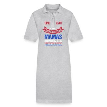Hollande Maman Mère Fête des Mères Néerlandais Néerlandais - Robe polo bio PAIGER Stanley/Stella Femme - gris chiné - Devant