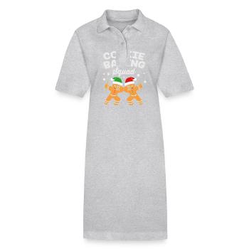bonhomme en pain d’épice Coeur en pain d’épice Snacking en pain d’épice - Robe polo bio PAIGER Stanley/Stella Femme - gris chiné - Devant