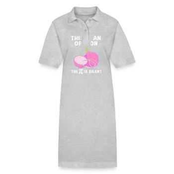 Oignon - Robe polo bio PAIGER Stanley/Stella Femme - gris chiné - Devant