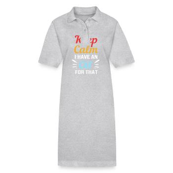 Essential oil - Stanley/Stella PAIGER Organic Women’s Polo Dress - heather grey - Front
