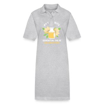 Essential oil - Stanley/Stella PAIGER Organic Women’s Polo Dress - heather grey - Front