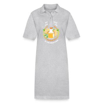 Essential oil - Stanley/Stella PAIGER Organic Women’s Polo Dress - heather grey - Front