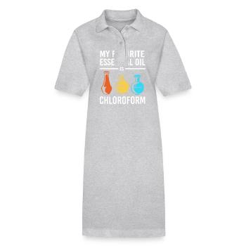 Essential oil - Stanley/Stella PAIGER Organic Women’s Polo Dress - heather grey - Front