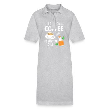 Essential oil - Stanley/Stella PAIGER Organic Women’s Polo Dress - heather grey - Front
