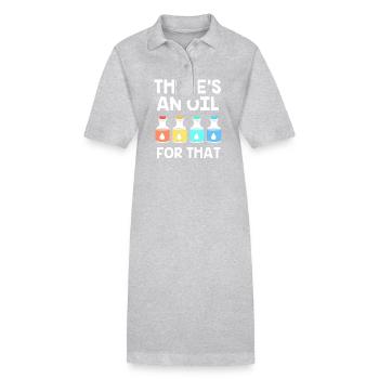 Essential oil - Stanley/Stella PAIGER Organic Women’s Polo Dress - heather grey - Front