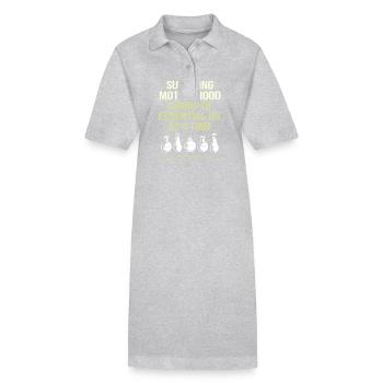 Essential oil - Stanley/Stella PAIGER Organic Women’s Polo Dress - heather grey - Front