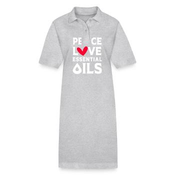Essential oil - Stanley/Stella PAIGER Organic Women’s Polo Dress - heather grey - Front