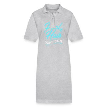 Pool Party - Stanley/Stella Frauen Bio-Polokleid PAIGER - Grau meliert - Vorne