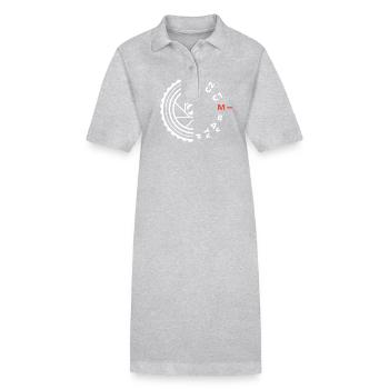 Réglage de l’appareil photo Photographie d’image - Robe polo bio PAIGER Stanley/Stella Femme - gris chiné - Devant