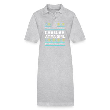 Chanukkah - Stanley/Stella Frauen Bio-Polokleid PAIGER - Grau meliert - Vorne