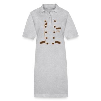 Cuisine Cuisine Plat Cuisine Cuisine Chef - Robe polo bio PAIGER Stanley/Stella Femme - gris chiné - Devant