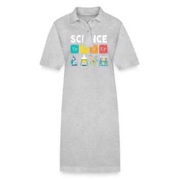 Science Teacher Chemistry Biology Physics Teacher - Stanley/Stella Frauen Bio-Polokleid PAIGER - Grau meliert - Vorne