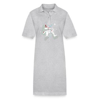 Klarinette - Stanley/Stella Frauen Bio-Polokleid PAIGER - Grau meliert - Vorne