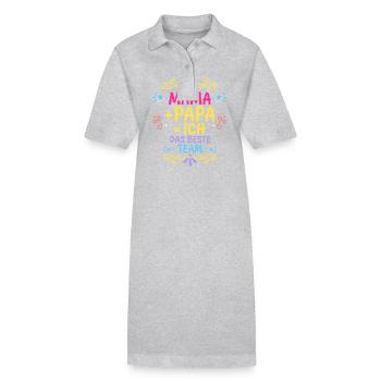 Töchter Tochter - Stanley/Stella Frauen Bio-Polokleid PAIGER - Grau meliert - Vorne