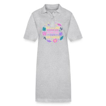Töchter Tochter - Stanley/Stella Frauen Bio-Polokleid PAIGER - Grau meliert - Vorne