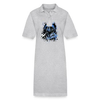 Sparta Helm Mythologie - Stanley/Stella Frauen Bio-Polokleid PAIGER - Grau meliert - Vorne