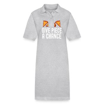 Give Piece A Chance Patissier Backen - Stanley/Stella Frauen Bio-Polokleid PAIGER - Grau meliert - Vorne