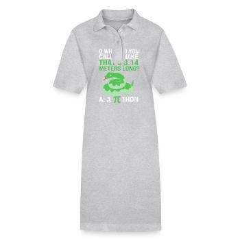 Mathematics - Stanley/Stella PAIGER Organic Women’s Polo Dress - heather grey - Front