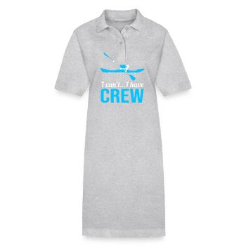 Ruderteam Rudern Ruder Ruderboot Ruderer - Stanley/Stella Frauen Bio-Polokleid PAIGER - Grau meliert - Vorne