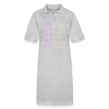 Listen Up Rizzlers, le spectacle de Sigma Work No Cap - - Robe polo bio PAIGER Stanley/Stella Femme - gris chiné - Devant