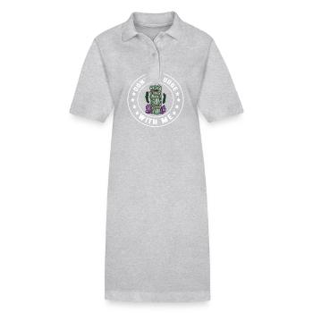 Herbs Incense Smudging Spiritual - Stanley/Stella PAIGER Organic Women’s Polo Dress - heather grey - Front