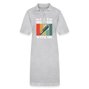 Herbs Incense Smudging Spiritual - Stanley/Stella PAIGER Organic Women’s Polo Dress - heather grey - Front