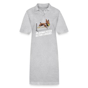 Flyball Sports canins - Robe polo bio PAIGER Stanley/Stella Femme - gris chiné - Devant