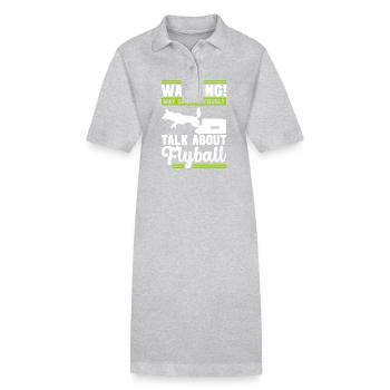 Flyball Sports canins - Robe polo bio PAIGER Stanley/Stella Femme - gris chiné - Devant