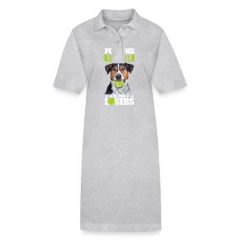 Flyball Sports canins - Robe polo bio PAIGER Stanley/Stella Femme - gris chiné - Devant