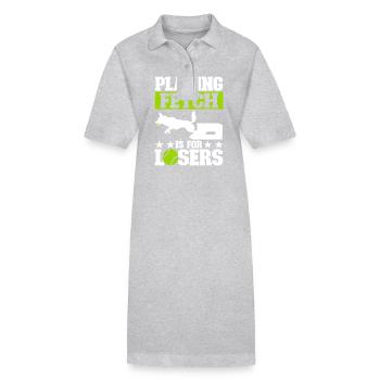 Flyball Sports canins - Robe polo bio PAIGER Stanley/Stella Femme - gris chiné - Devant